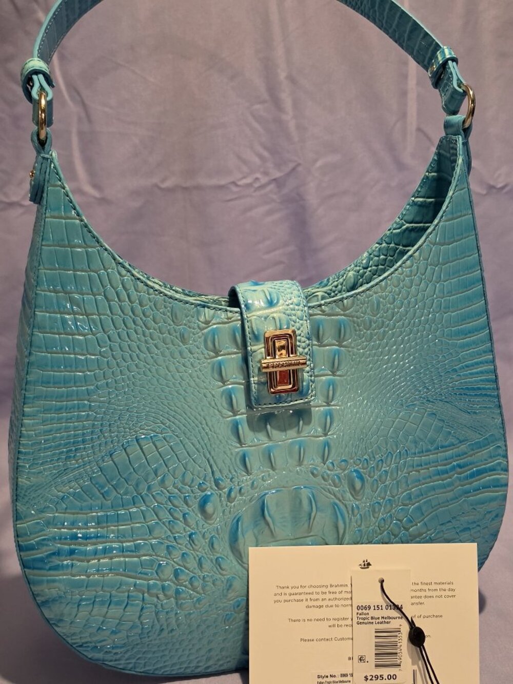 Brahmin Fallon Tropic Blue Melbourne